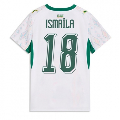 Billige Fotballdrakt Senegal Ismaila Sarr #18 Replika Hjemmedrakt Dame VM 2026 Kortermet Billige Fotballdrakt Senegal Ismaila Sarr #18 Replika Hjemmedrakt Dame VM 2026 Kortermet
